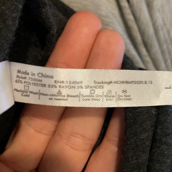 Be Happy Rainbow Flag Cropped Pullover‎ Grey Large - Picture 4 of 5